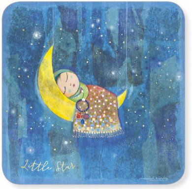 BAR047 Muriel Kerba kaart - little star