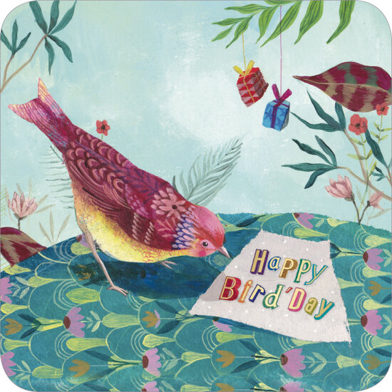 BAR157 Izou kaart - Happy Bird&#039;Day - vogel