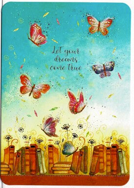 DO021 - wenskaart Weyman &quot;Butterflies&quot; - let your dreams come true