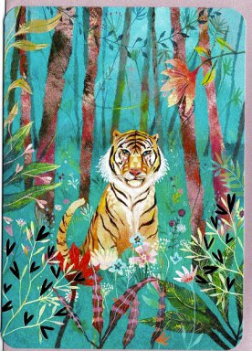 DO027 - wenskaart Izou &quot;The Tiger&quot;