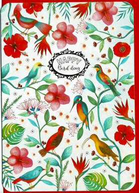 DO030 - wenskaart Mila &quot;Welcome to Paradise&quot; - happy bird day