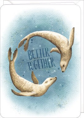DO104 - wenskaart Rosie Hilyer &quot;Better Together&quot;