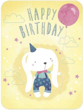 CA206 Jessica Secheret kaart &quot;Happy Birthday&quot;