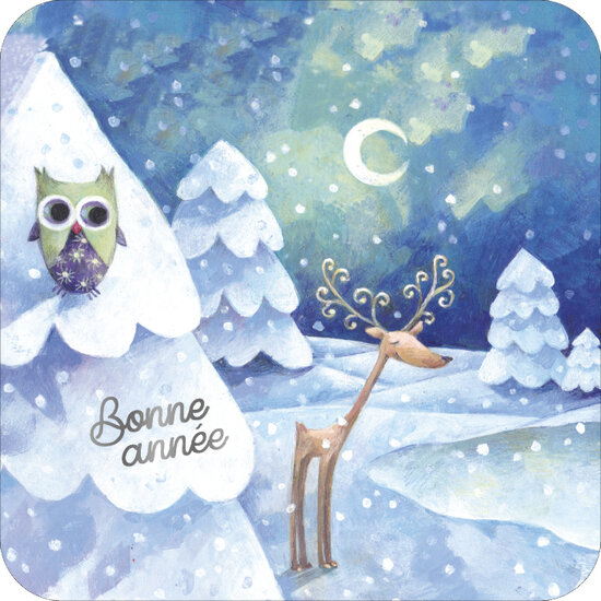 kBA620 Aur&eacute;lie Blanz kerstkaart -  Bonne Ann&eacute;e