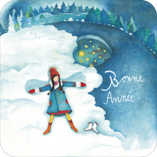 kBA626 Mila kerstkaart - Bonne Ann&eacute;e