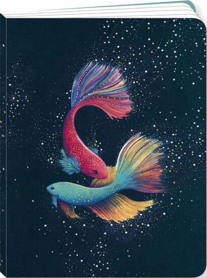 KI251 Schrift van Jehanne Weyman - vissen (17 x 22 cm)