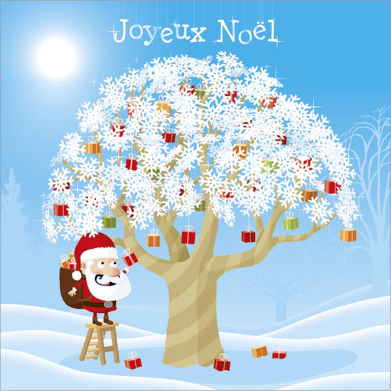 xBR004 R&eacute;my Tornoir kerstkaart - joyeux no&euml;l - boom