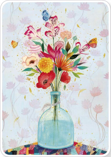 C114 Jehanne Weyman ansichtkaart - boeket bloemen