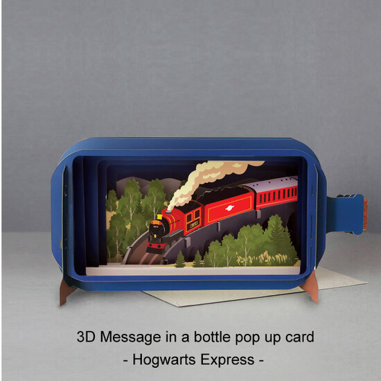 MIB139 Message in a Bottle kaart - Hogwarts Express