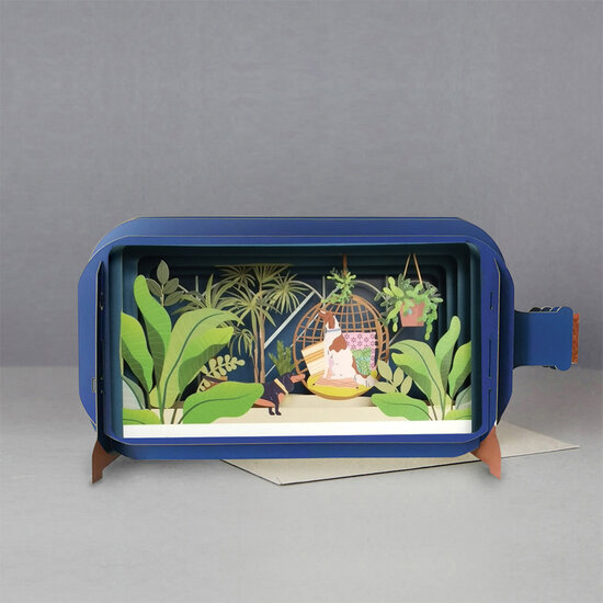 MIB157 Message in a Bottle kaart - honden teckel