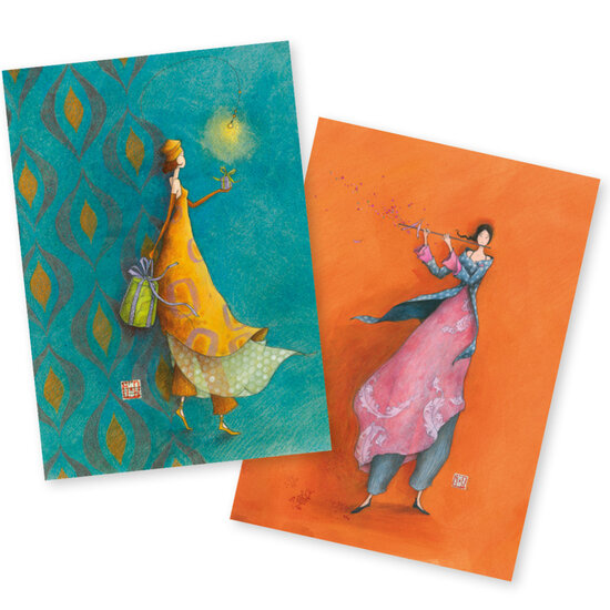 sQB21721 2 Schriftjes Ga&euml;lle Boissonnard (10,5 x 15 cm)