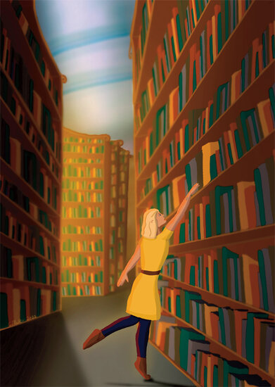MH201 Grote kaart Hophew Studio - bibliotheek