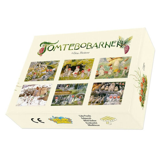 houten blokken kubuspuzzel Elsa Beskow - 3259