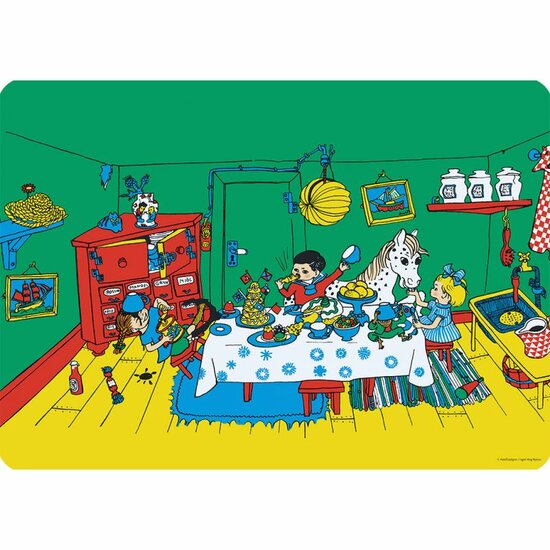 bureauonderlegger 3333 - pippi langkous - 42 x 30 cm