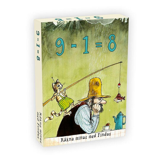 rekenspel  9 - 1 = 8 Pettson en Findus - 31715