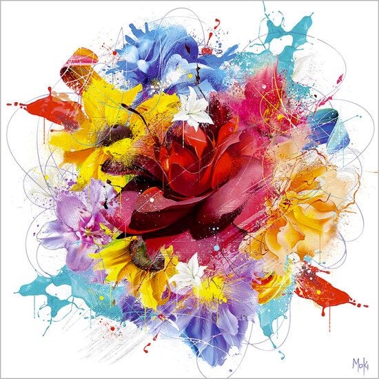 IGP9998 Moki kaart - Flower Pop