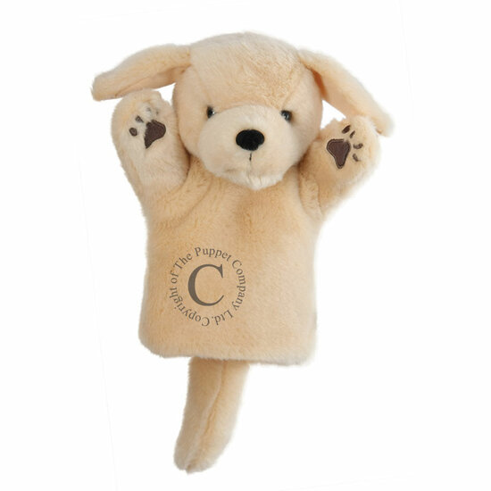 PC008030 CarPets Labrador (yellow geel) - handschoen handpop