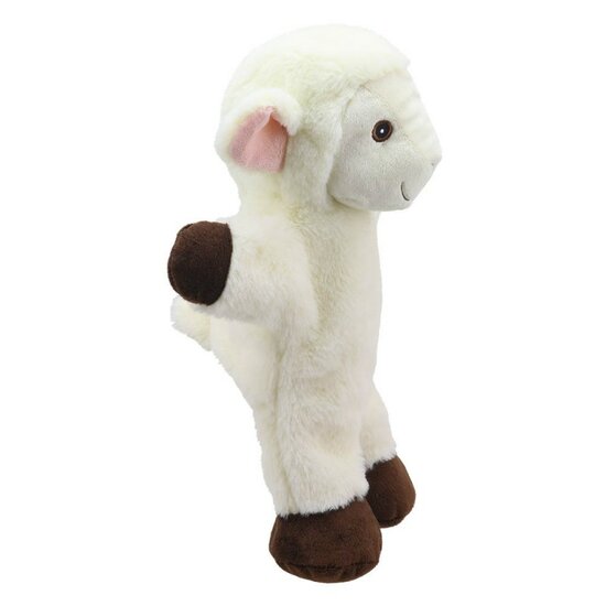 PC006209 Eco Walking Puppet Lamb Lammetje - handpop