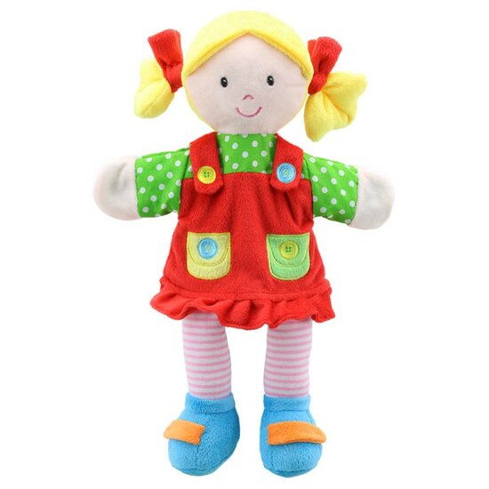 PC001906 Red Outfit - Rode kleding - Story Telling Puppets - handpop