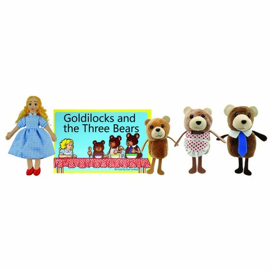 PC007902 Goldilocks &amp; The Three Bears - Goudlokje en de drie beren - Traditional Story Sets