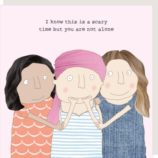 GF458 &ndash; rosiemadeathing wenskaart Gin &amp; Frolics - not alone
