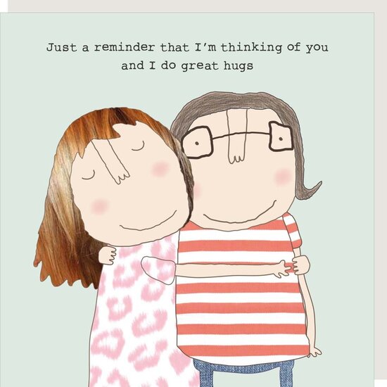 GF416 &ndash; rosiemadeathing wenskaart Gin &amp; Frolics - great hugs