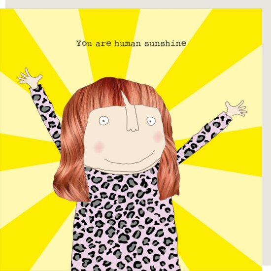 GF335 &ndash; rosiemadeathing wenskaart Gin &amp; Frolics - human sunshine