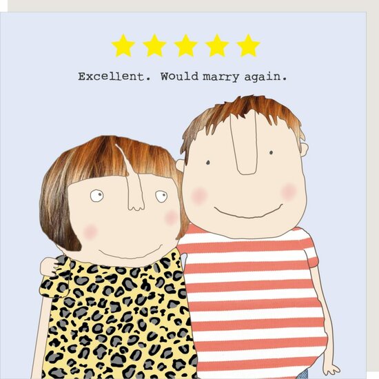 GF249 &ndash; rosiemadeathing wenskaart Gin &amp; Frolics - five star love