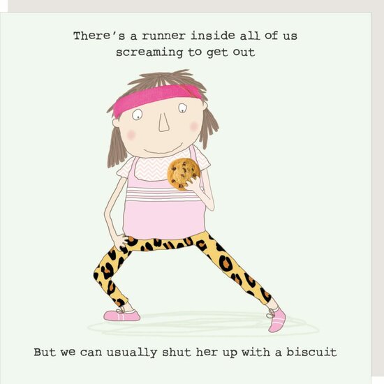 GF219 &ndash; rosiemadeathing wenskaart Gin &amp; Frolics - runner biscuit