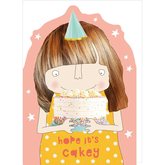 CC008 &ndash; rosiemadeathing wenskaart Cheeky Chops - cake love