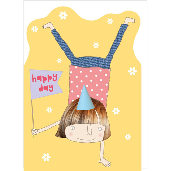 CC012 &ndash; rosiemadeathing wenskaart Cheeky Chops - happy day