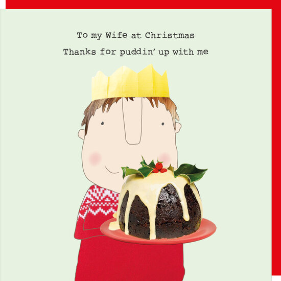 xrel39 - rosiemadeathing kerstkaart - puddin&rsquo; up with me