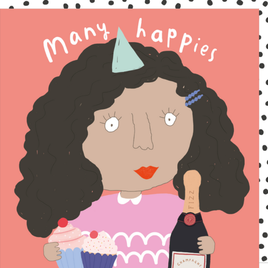 PT004 &ndash; rosiemadeathing wenskaart Pout - many happies