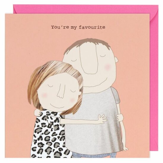 GF435 &ndash; Rosie made a thing wenskaart - favourite