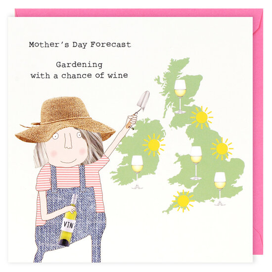SSM004 &ndash; Rosie made a thing wenskaart - gardening forecast