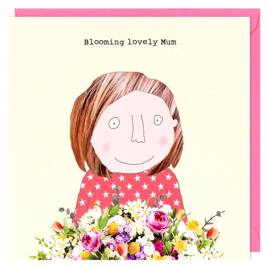 SSM006 &ndash; Rosie made a thing wenskaart - blooming lovely