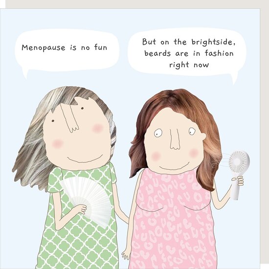 BB064 &ndash; Rosie made a thing wenskaart - menopause fun