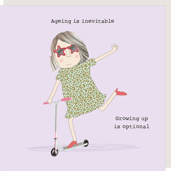 GF531 &ndash; Rosie made a thing wenskaart - optional