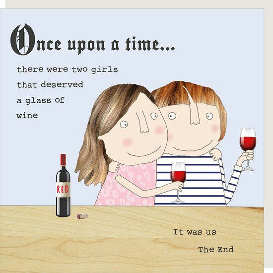 GF539 &ndash; Rosie made a thing wenskaart - once upon