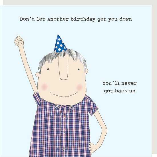 GF544 &ndash; Rosie made a thing wenskaart - get back up