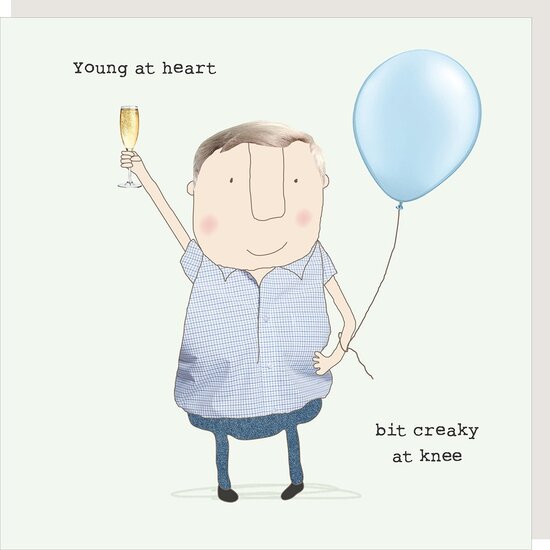 GF545 &ndash; Rosie made a thing wenskaart - creaky