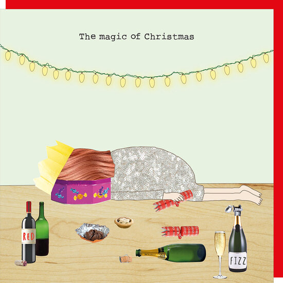 xGF104 &ndash; Rosie made a thing kerstkaart - magic of christmas