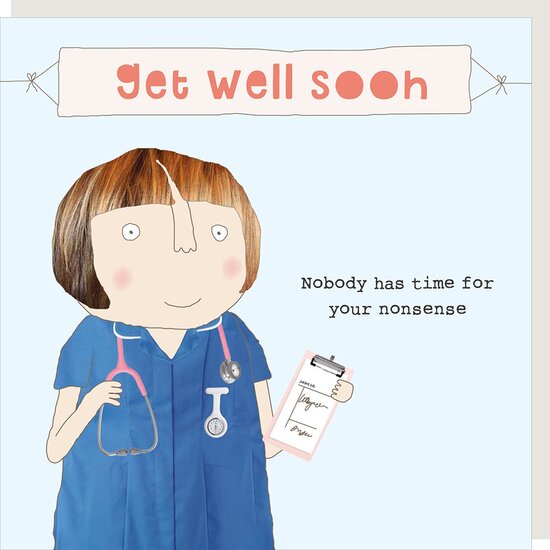 GF552 &ndash; Rosie made a thing wenskaart - get well