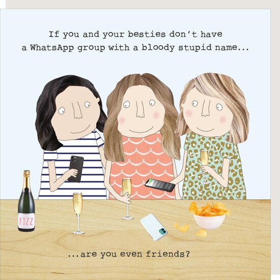 GF560 &ndash; Rosie made a thing wenskaart - whatsapp group