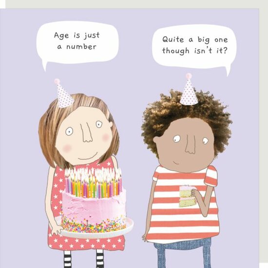 BB029 &ndash; Rosie made a thing - Babble wenskaart - big number