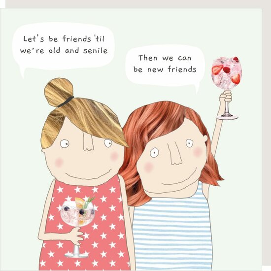 BB048 &ndash; Rosie made a thing - Babble wenskaart - new friends