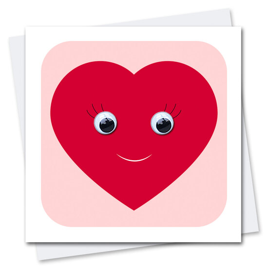 STR934 wenskaart Stripey Cats - fruit en vrienden Lottie Love Heart