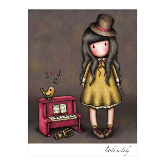 GC374 - wenskaart Gorjuss  - Little Melody