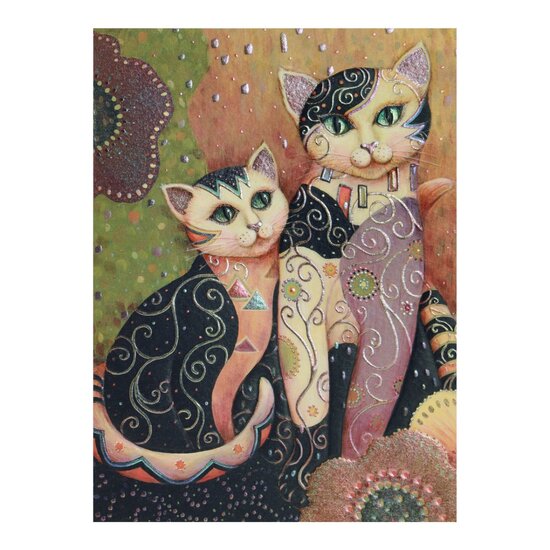 ES331 &ndash; Eclectic Selection - wenskaart Santoro -  Kleo Kats - Kompanions
