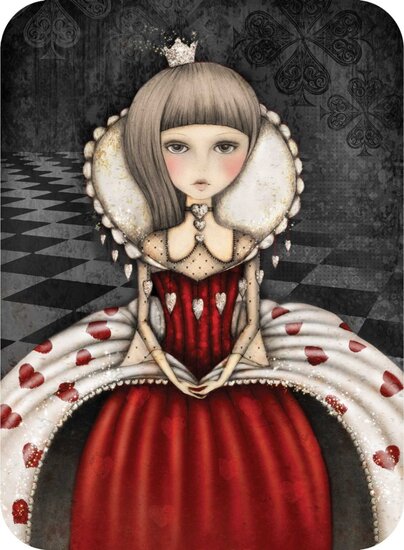 ES276 &ndash; Eclectic Selection - wenskaart Santoro Mirabelle - The Queen of Hearts